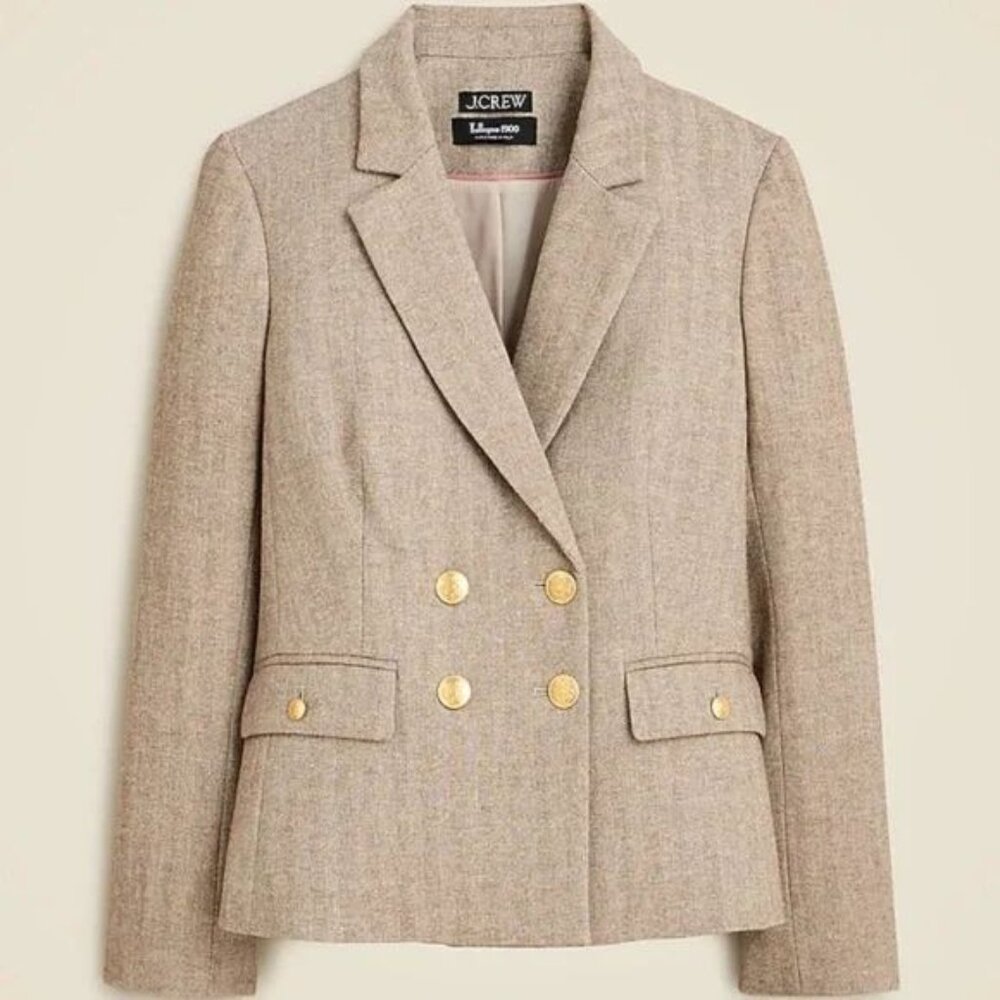J. Crew Tan Blazer Size 8 NWT